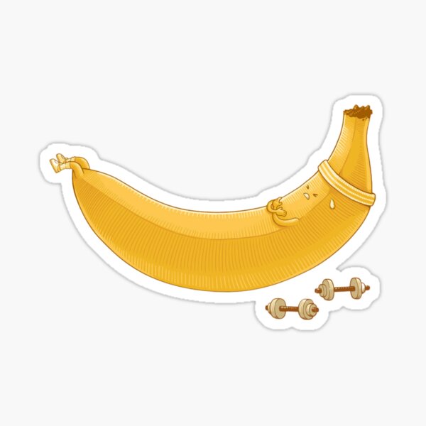 Item preview, Banana Training - Sit Ups designed and sold by Tee-Star.
