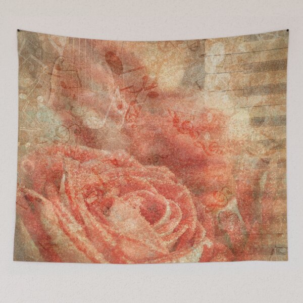 Item preview, Roses piano and violin designed and sold by AnnArtshock.