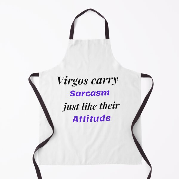 Item preview, Virgo zodiac sign and sarcasm quotes theme gifts (black) designed and sold by RebelliousRosee.