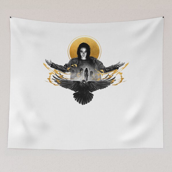 Aperçu de l'œuvre Good Gothic Murder Mystery Ghost The Crow Movie Saints Affiche Brandon Lee The Crow Cadeau pour l'anniversaire créée et vendue par JennieAfricaney.