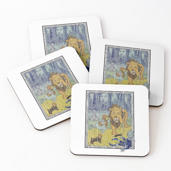 Item preview, Dorothy, the Scarecrow, the Lion, and the Tin Woodman from the Wizard of Oz designed and sold by Happy Puppy Print On Demand.
