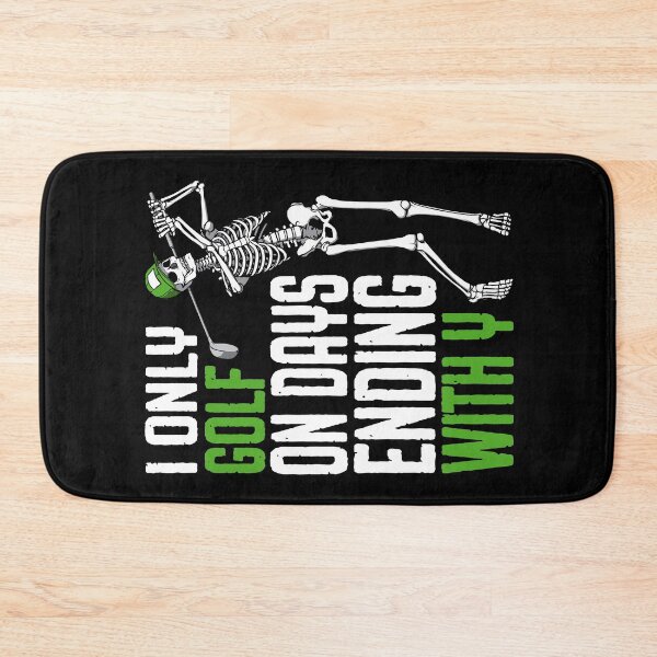 Item preview, I Only Golf On Days Ending With Y Funny Skeleton Golfer designed and sold by GrandeDuc.