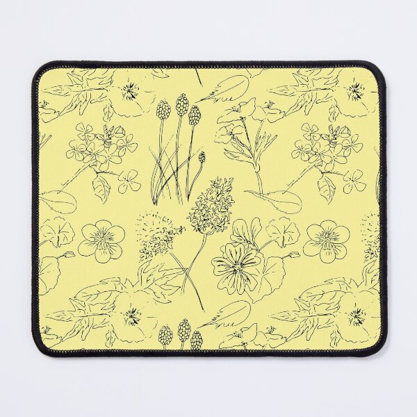 Item preview, Field flowers yellow background designed and sold by by Mònica Roca.