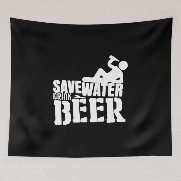 Item preview, Save Water Drink Beer Weekend Love Beer Party Art Design Happy Apparel Essential Inspiration Joy Mood  Beer Squad designed and sold by DesignByHeartUK.
