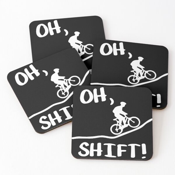 Item preview, Oh Shift Mountain Bike Outdoor Traveling Biking Cycling  Love Art Design Happy Apparel Essential Inspiration Joy Mood Funny designed and sold by DesignByHeartUK.