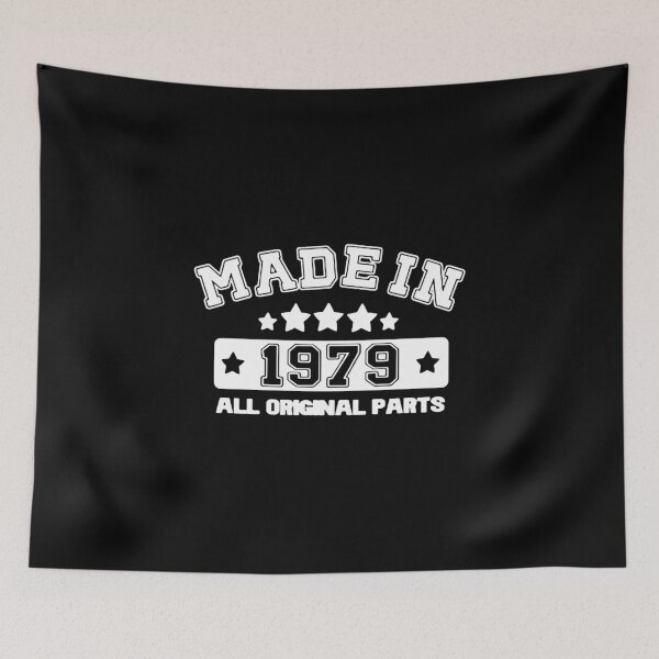Item preview, Made in 1979 All Original Parts Gift Premium Apparel Funny Holiday Xmas designed and sold by DesignByHeartUK.