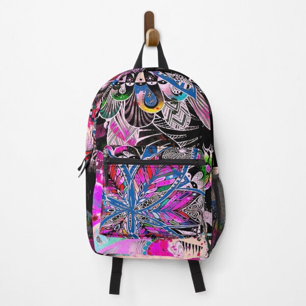 Item preview, GIRL with FLOWERS : Surreal psychedelic Abstract Print designed and sold by posterbobs.