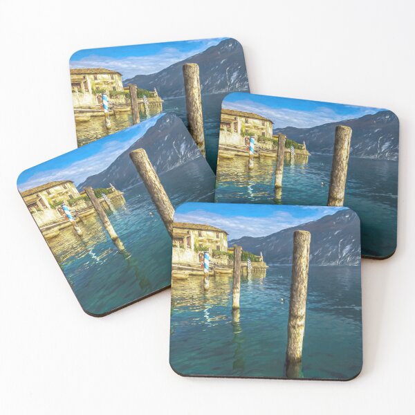 Item preview, The waterside at Limone Sul Garda designed and sold by IanWL.