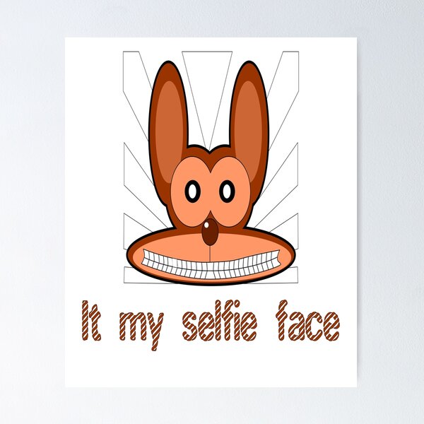 Funny Monkey Selfie of a shocked monkey up to mischief  Art Board Print  for Sale by haRexia