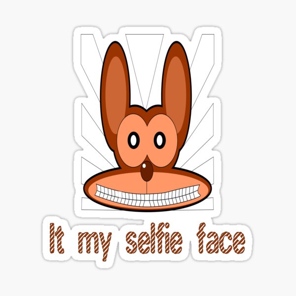 Monkey selfie Sticker