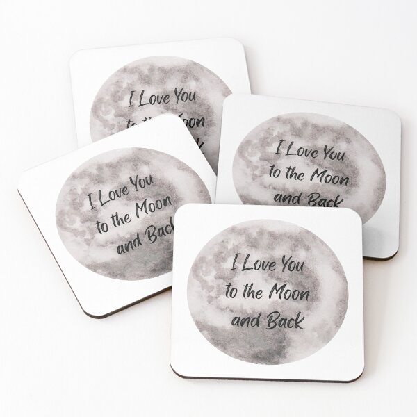 Item preview, I Love You To The Moon and Back designed and sold by DoodlesnPoodles.