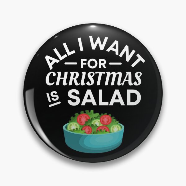 Item preview, All I Want for Christmas Is Salad - Funny Salad Puns - Christmas Gift for Salad Lovers designed and sold by CaitU.