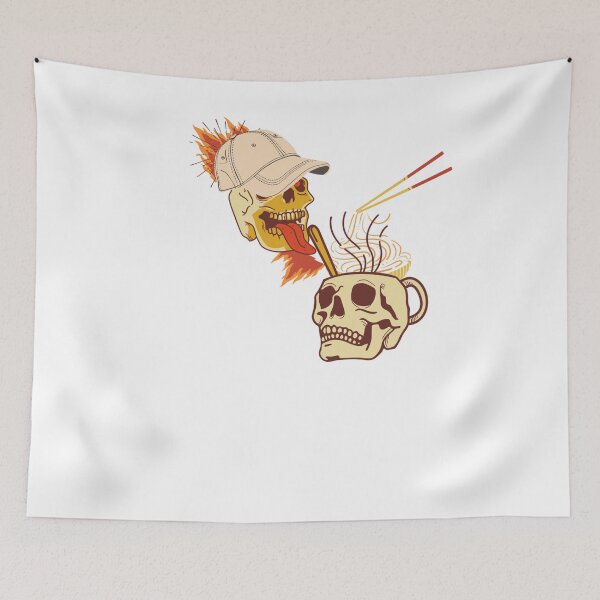 Item preview, Funny Anime Skeleton Hot Ramen Gift Kawaii Japanese Anime Skeleton Ramen Classic T-Shirt designed and sold by harry mac.