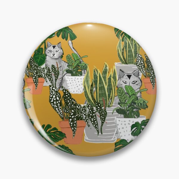 Item preview, Indoor Garden Cat Mustard designed and sold by susycosta.