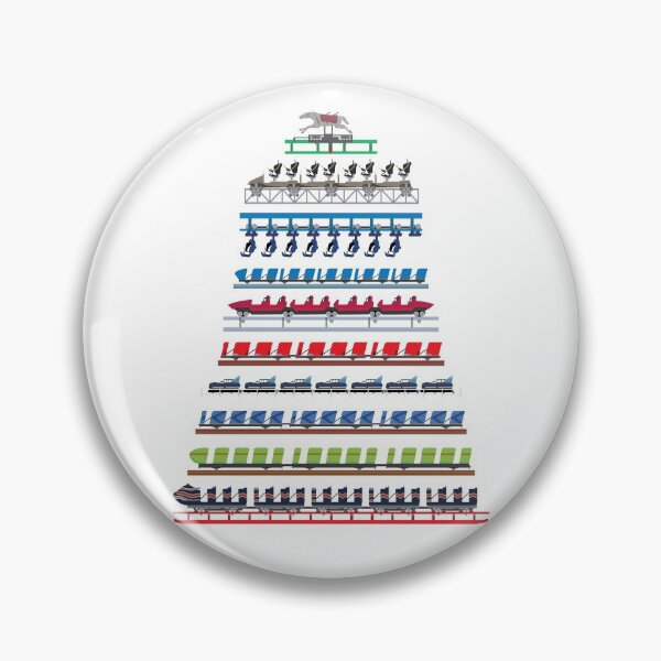 Item preview, Blackpool Pleasure Beach Coaster Trains Design designed and sold by CoasterMerch.