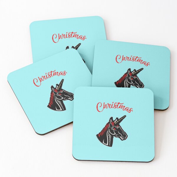 Item preview, Christmas evil unicorn|black unicorn christmas evil designed and sold by vyascreations.