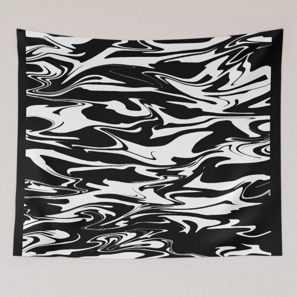 Item preview, Black and White Abstract Art designed and sold by chahakisha.