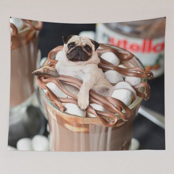 Item preview, Cute Pug Nutella Drink designed and sold by toppopin.