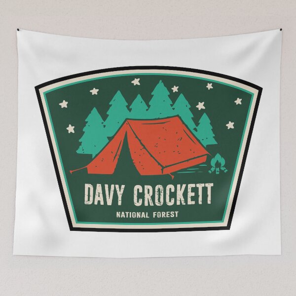 Item preview, Davy Crockett National Forest Camping designed and sold by Esskay Designs.