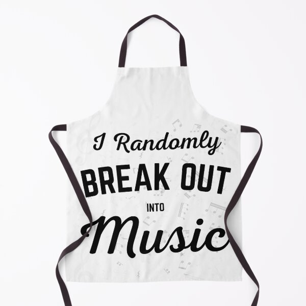 Item preview, I Randomly BREAK OUT into MUSIC designed and sold by DNPrints.