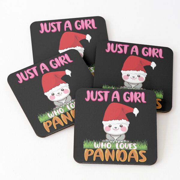 Item preview, Just A Girl Who Loves Pandas Funny Christmas designed and sold by amishacreates.
