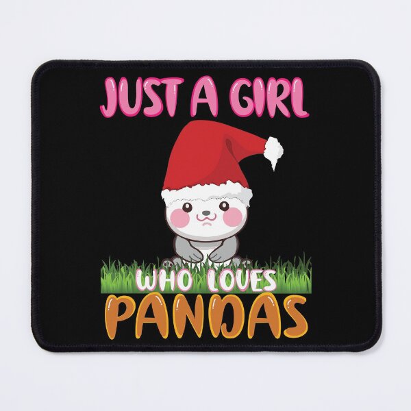 Item preview, Just A Girl Who Loves Pandas Funny Christmas designed and sold by amishacreates.