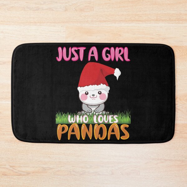Item preview, Just A Girl Who Loves Pandas Funny Christmas designed and sold by amishacreates.