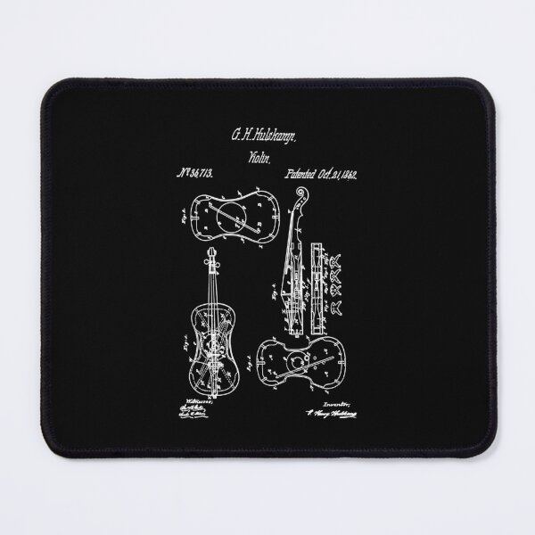 Item preview, Lover Engineering Drawing Violin Patent Print 1862 - Vintage Musical Instruments designed and sold by LCankdesign.