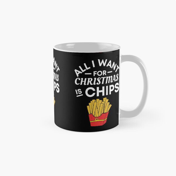 Item preview, All I Want for Christmas Is Chips - Funny Chips Puns - Christmas Gift for Chips Lovers designed and sold by CaitU.