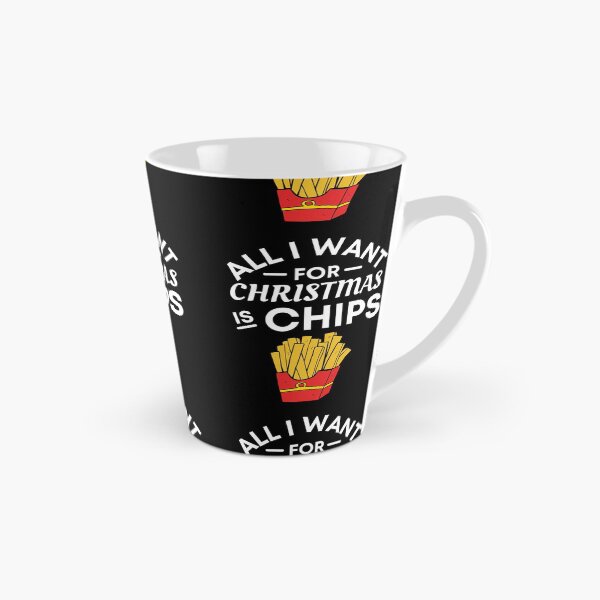 Item preview, All I Want for Christmas Is Chips - Funny Chips Puns - Christmas Gift for Chips Lovers designed and sold by CaitU.
