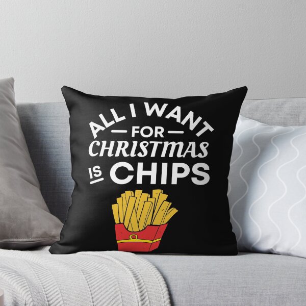 Item preview, All I Want for Christmas Is Chips - Funny Chips Puns - Christmas Gift for Chips Lovers designed and sold by CaitU.