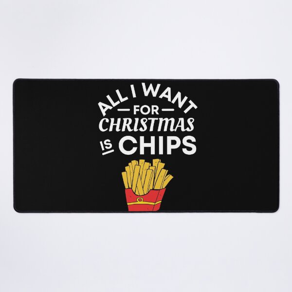Item preview, All I Want for Christmas Is Chips - Funny Chips Puns - Christmas Gift for Chips Lovers designed and sold by CaitU.