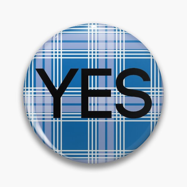 Item preview, YES, Scottish Independence Saltire Blue Tartan Circle designed and sold by MacPean.