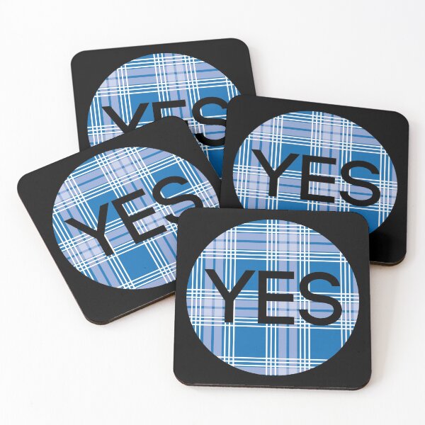 Item preview, YES, Scottish Independence Saltire Blue Tartan Circle designed and sold by MacPean.