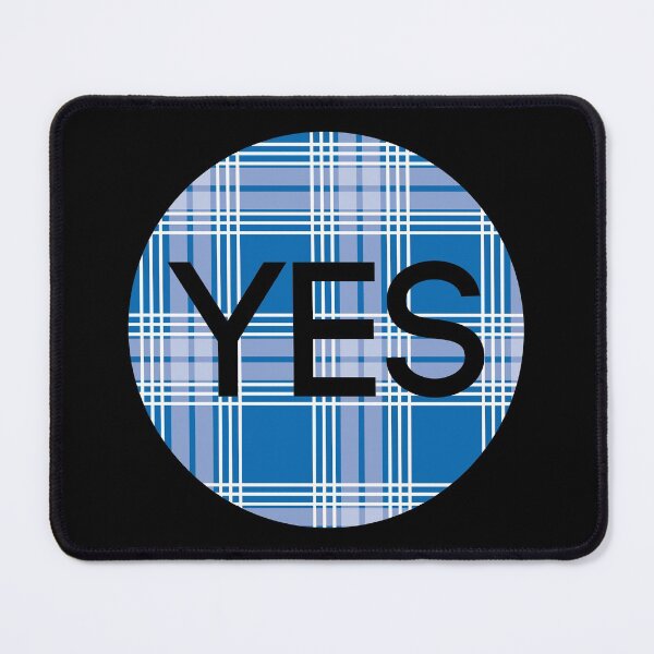 Item preview, YES, Scottish Independence Saltire Blue Tartan Circle designed and sold by MacPean.