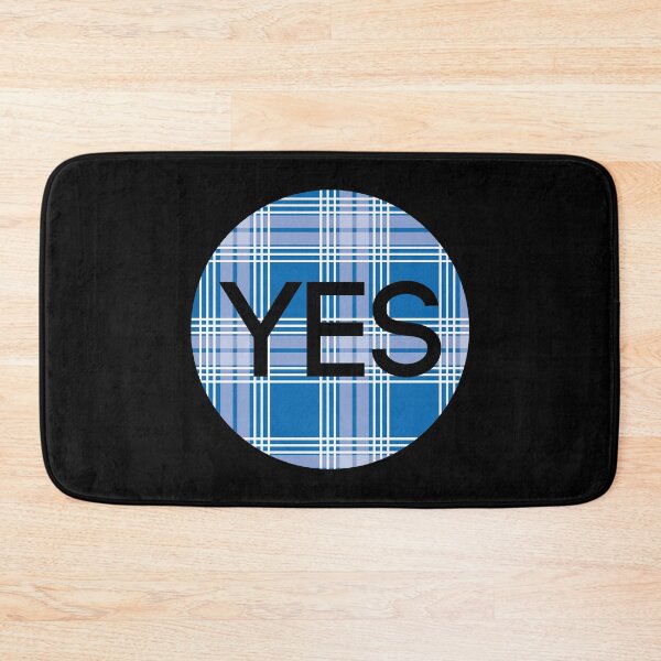 Item preview, YES, Scottish Independence Saltire Blue Tartan Circle designed and sold by MacPean.