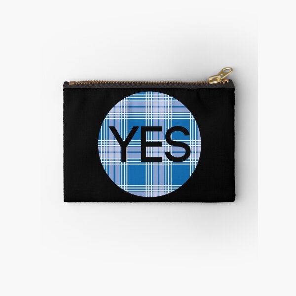 Artikelvorschau, JA, Scottish Independence Saltire Blue Tartan Circle entworfen und verkauft von MacPean.