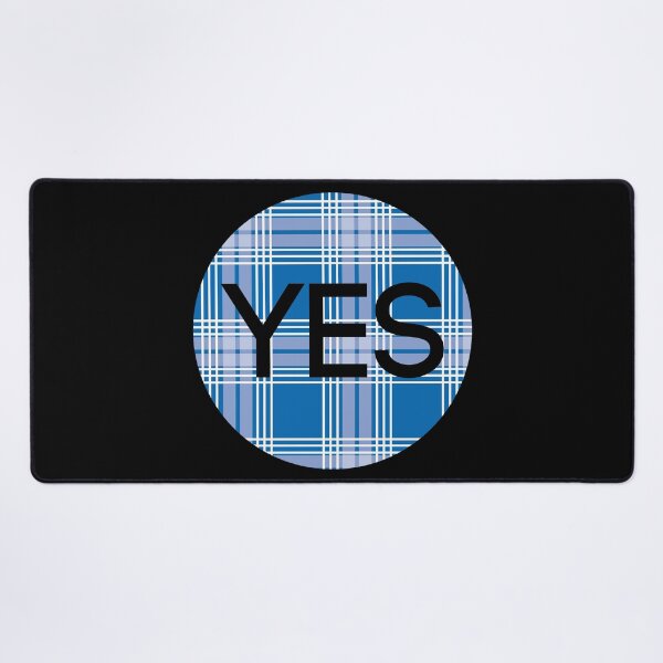 Item preview, YES, Scottish Independence Saltire Blue Tartan Circle designed and sold by MacPean.