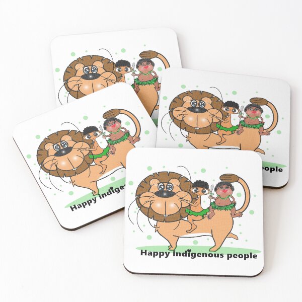 Item preview, Happy indigenous people - Lion  designed and sold by Shirley cute art .