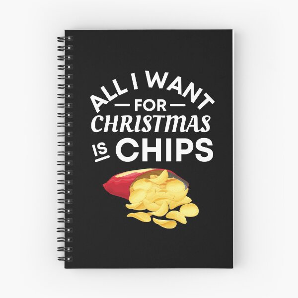 Item preview, All I Want for Christmas Is Chips- Funny Chips Puns - Christmas Gift for Chips Lovers designed and sold by CaitU.