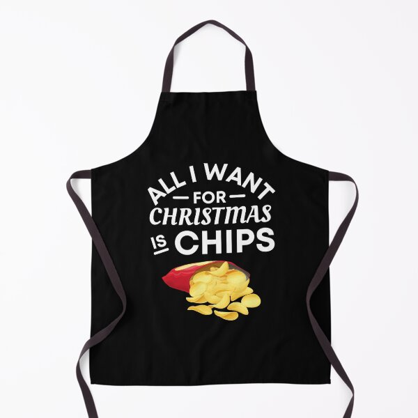 Item preview, All I Want for Christmas Is Chips- Funny Chips Puns - Christmas Gift for Chips Lovers designed and sold by CaitU.