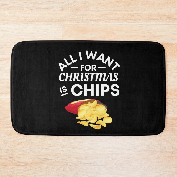 Item preview, All I Want for Christmas Is Chips- Funny Chips Puns - Christmas Gift for Chips Lovers designed and sold by CaitU.