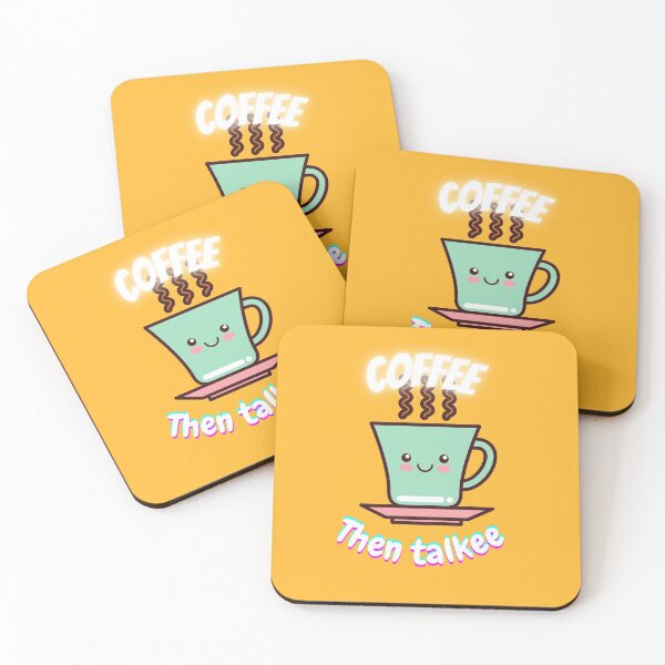Item preview, first coffee then talkee kawaii and funny classic by spacewalker designed and sold by Space--walker.
