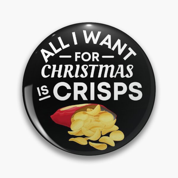 Item preview, All I Want for Christmas Is Crisps - Funny Crisps Puns - Christmas Gift for Crisps Lovers designed and sold by CaitU.
