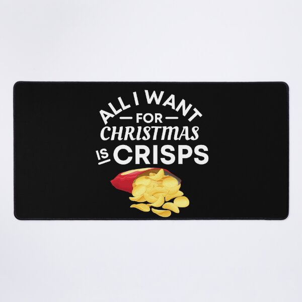 Item preview, All I Want for Christmas Is Crisps - Funny Crisps Puns - Christmas Gift for Crisps Lovers designed and sold by CaitU.