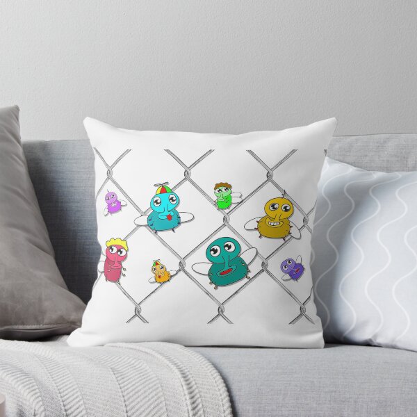 Big Bug Mask Throw Pillow