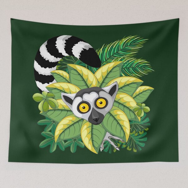 Item preview, Lemur Ring Tailed a.k.a. Lemur Catta of Madagascar designed and sold by BluedarkArt.