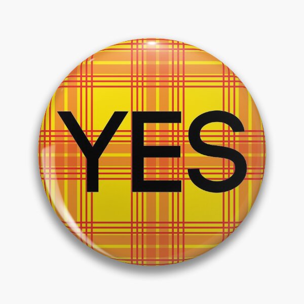 Item preview, YES, Scottish Independence Lion Rampant Coloured Tartan Circle designed and sold by MacPean.