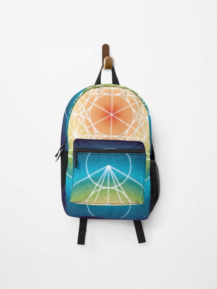 Thumbnail 1 of 3, Backpack, Metatrons Cube designed and sold by InfinitePathArt.