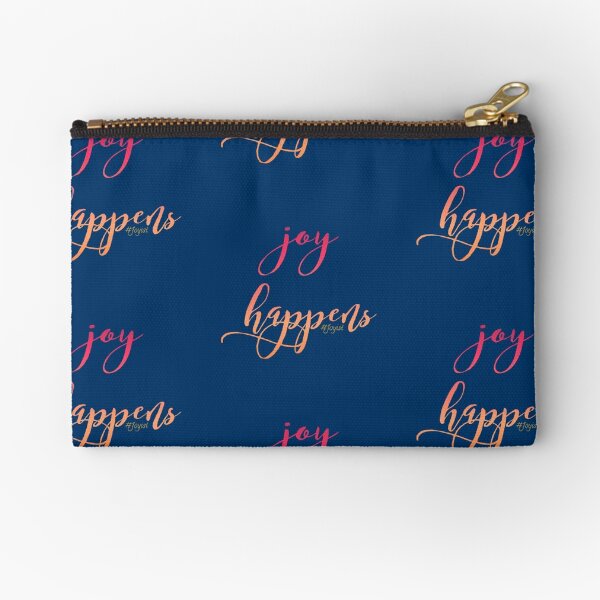 Joy Happens Zipper Pouch